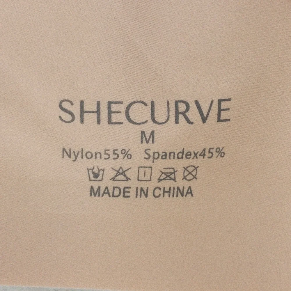 Shecurve Wireless Bra Womens Medium Beige Seamless Jelly Smoothing Comfort